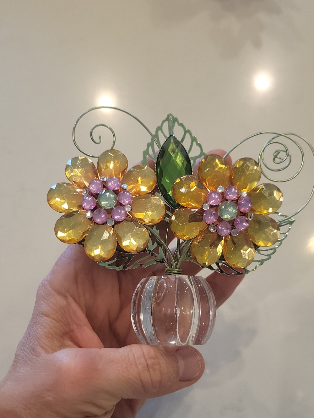 Vintage Handmade Floral Bouquet